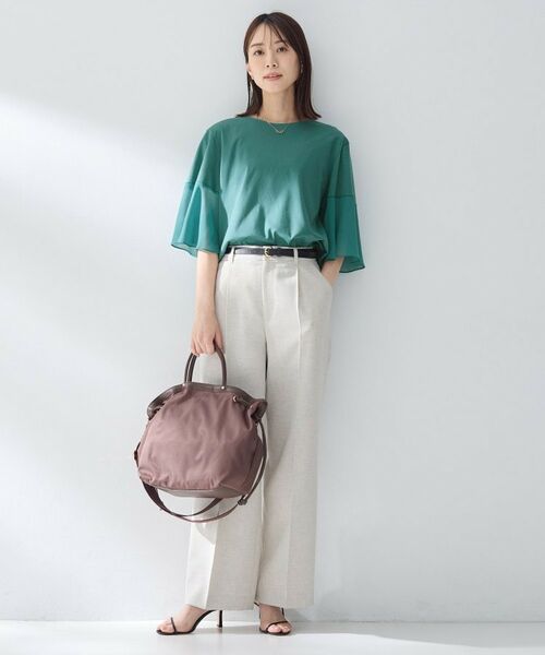 UNTITLED / アンタイトル カットソー | 【洗える／袖シアー／Tシャツ風】袖シアープルオーバー | 詳細15