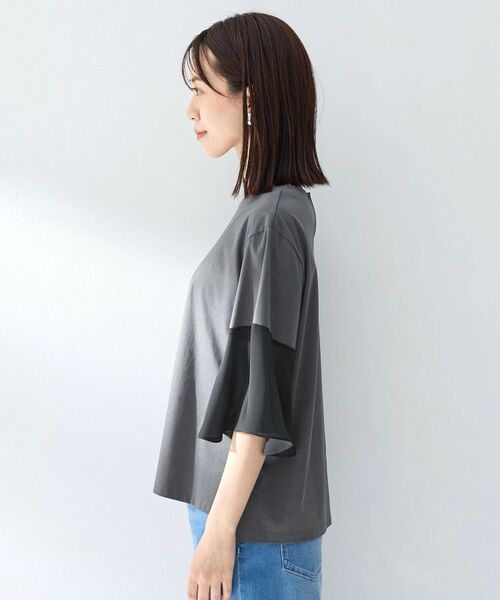 UNTITLED / アンタイトル カットソー | 【洗える／袖シアー／Tシャツ風】袖シアープルオーバー | 詳細19