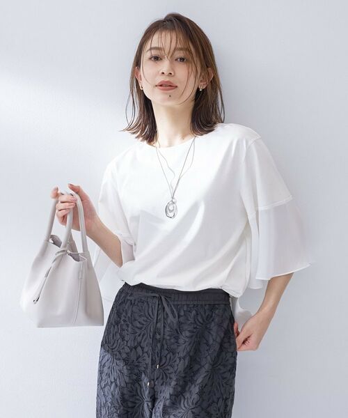 UNTITLED / アンタイトル カットソー | 袖シアープルオーバー | 詳細2