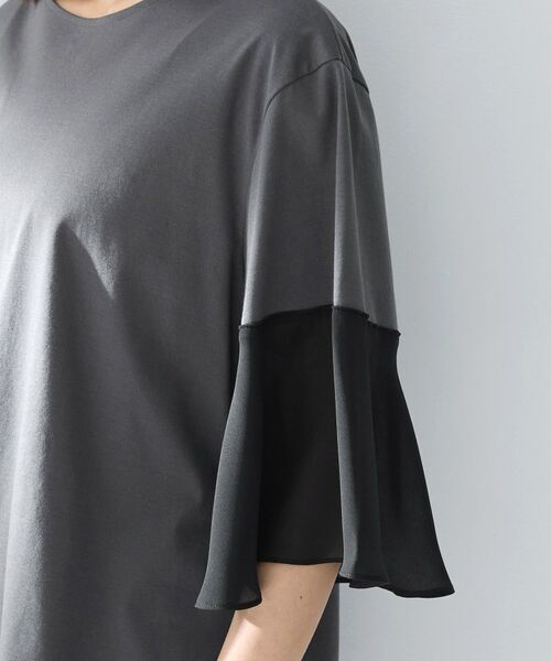 UNTITLED / アンタイトル カットソー | 【洗える／袖シアー／Tシャツ風】袖シアープルオーバー | 詳細23