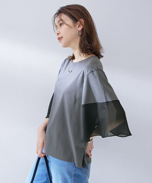 UNTITLED / アンタイトル カットソー | 袖シアープルオーバー | 詳細7