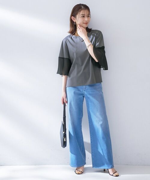 UNTITLED / アンタイトル カットソー | 袖シアープルオーバー | 詳細8