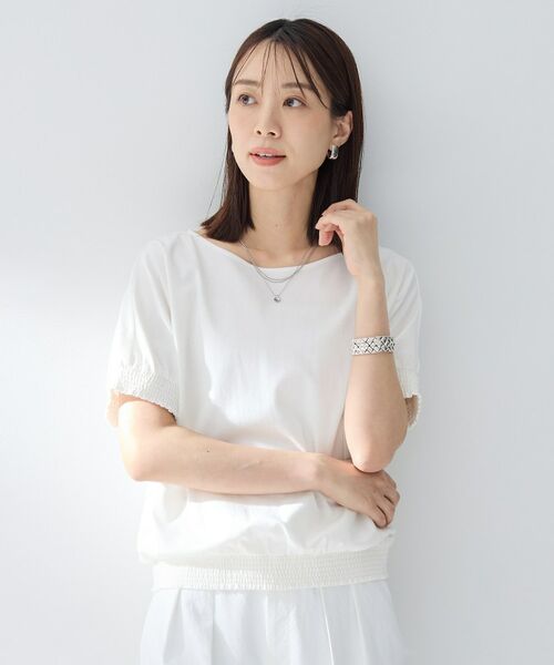 UNTITLED / アンタイトル カットソー | シャーリングプルオーバー | 詳細3