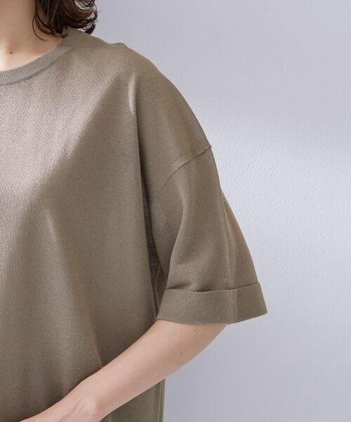 UNTITLED / アンタイトル ニット・セーター | 【アンサンブル可/Tシャツ風/ゆったり】リラックスニットトップス | 詳細24
