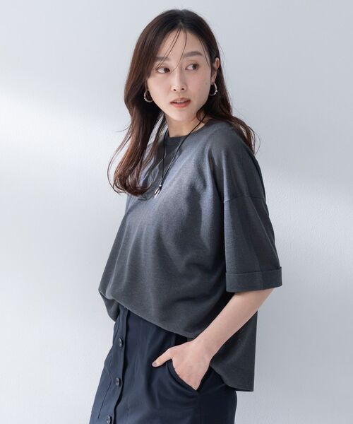 UNTITLED / アンタイトル ニット・セーター | リラックスニットトップス（スミクロ(018)）