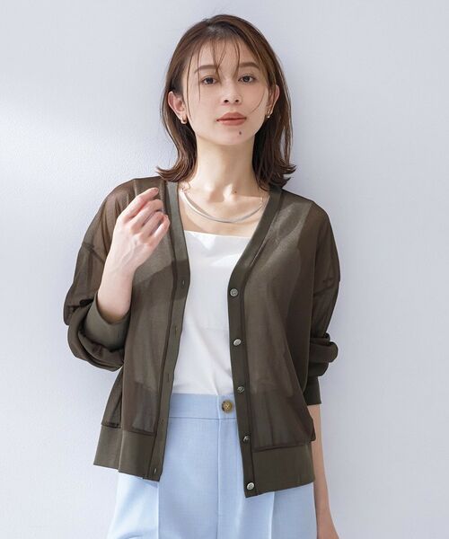 UNTITLED / アンタイトル カーディガン・ボレロ | シアートリコットカーディガン | 詳細10