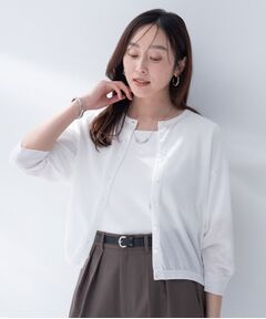 UNTITLED / アンタイトル カーディガン・ボレロ | ハイゲージクルーネックカーディガン