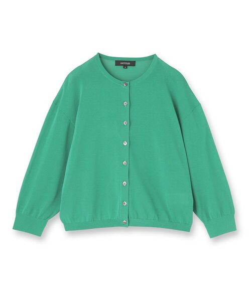 UNTITLED / アンタイトル カーディガン・ボレロ | ハイゲージクルーネックカーディガン | 詳細1
