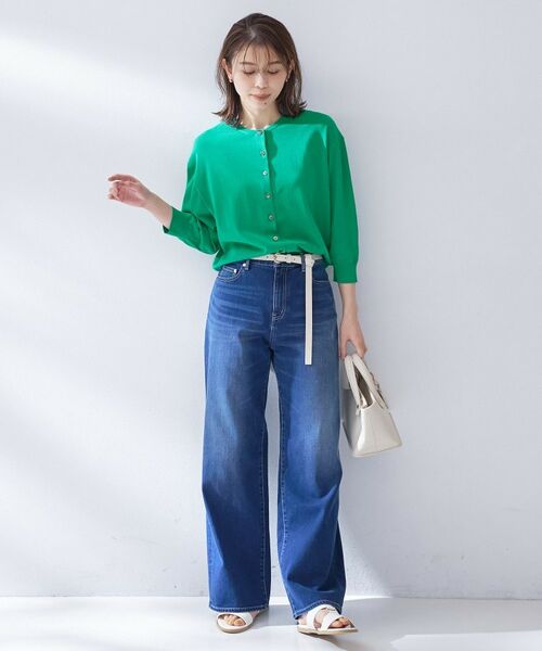 UNTITLED / アンタイトル カーディガン・ボレロ | ハイゲージクルーネックカーディガン | 詳細11