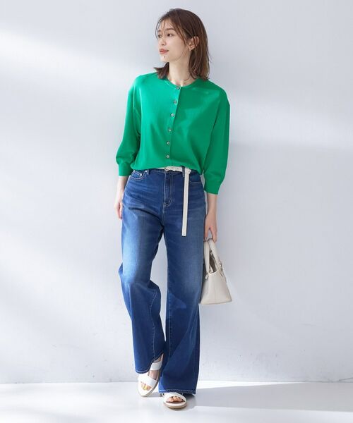 UNTITLED / アンタイトル カーディガン・ボレロ | ハイゲージクルーネックカーディガン | 詳細12