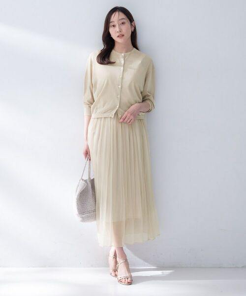 UNTITLED / アンタイトル カーディガン・ボレロ | ハイゲージクルーネックカーディガン | 詳細15