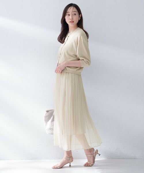 UNTITLED / アンタイトル カーディガン・ボレロ | ハイゲージクルーネックカーディガン | 詳細16