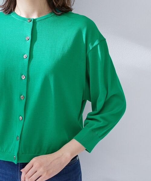 UNTITLED / アンタイトル カーディガン・ボレロ | ハイゲージクルーネックカーディガン | 詳細26