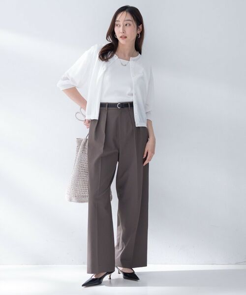 UNTITLED / アンタイトル カーディガン・ボレロ | ハイゲージクルーネックカーディガン | 詳細3