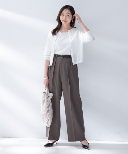 UNTITLED / アンタイトル カーディガン・ボレロ | ハイゲージクルーネックカーディガン | 詳細4