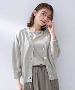 UNTITLED / アンタイトル カーディガン・ボレロ | リネンエステルカーディガン