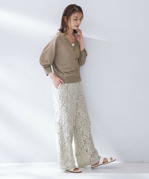 UNTITLED / アンタイトル カーディガン・ボレロ | リネンエステルカーディガン | 詳細11