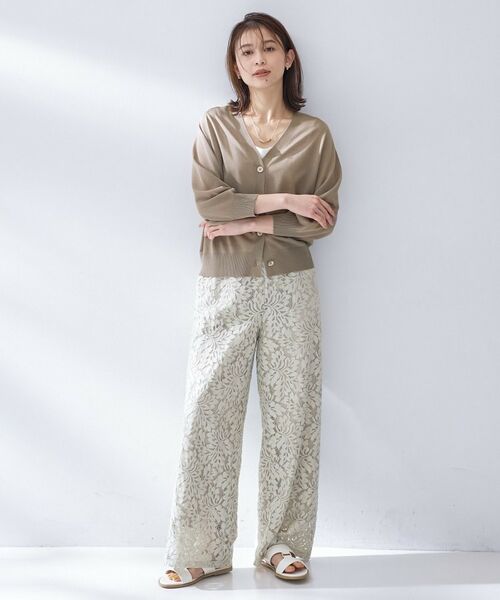 UNTITLED / アンタイトル カーディガン・ボレロ | リネンエステルカーディガン | 詳細12