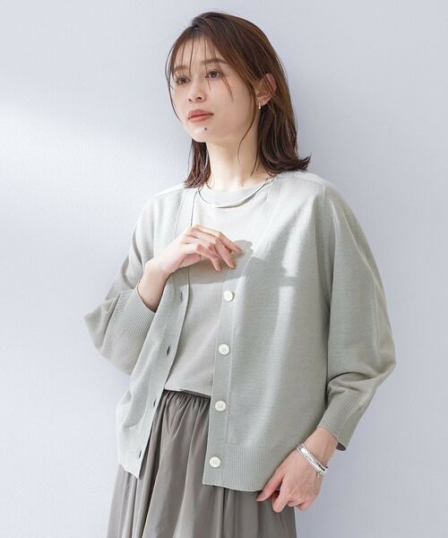 UNTITLED / アンタイトル カーディガン・ボレロ | リネンエステルカーディガン | 詳細14