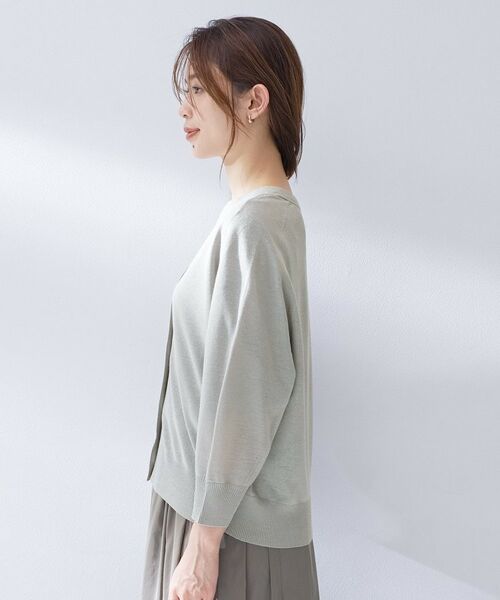 UNTITLED / アンタイトル カーディガン・ボレロ | リネンエステルカーディガン | 詳細19