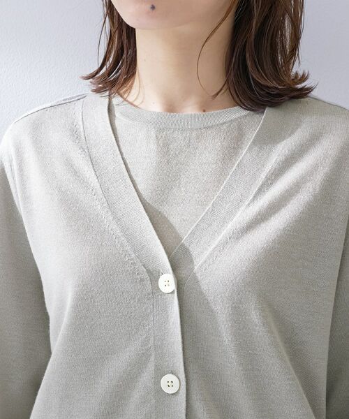 UNTITLED / アンタイトル カーディガン・ボレロ | リネンエステルカーディガン | 詳細21