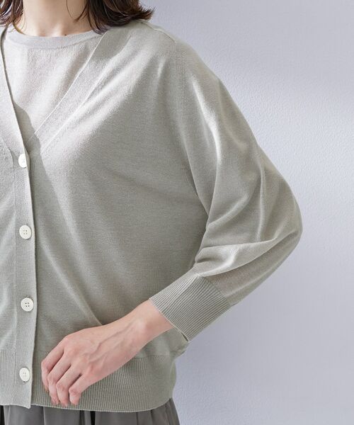 UNTITLED / アンタイトル カーディガン・ボレロ | リネンエステルカーディガン | 詳細22