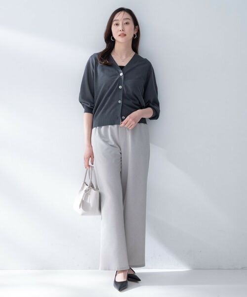 UNTITLED / アンタイトル カーディガン・ボレロ | リネンエステルカーディガン | 詳細3