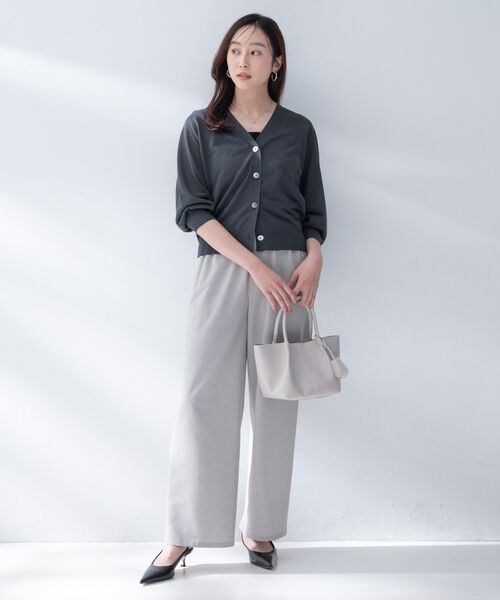 UNTITLED / アンタイトル カーディガン・ボレロ | リネンエステルカーディガン | 詳細4