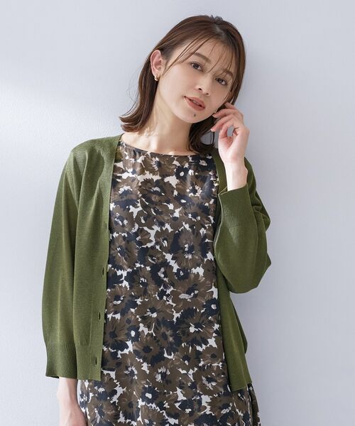 UNTITLED / アンタイトル カーディガン・ボレロ | リネンエステルカーディガン | 詳細6