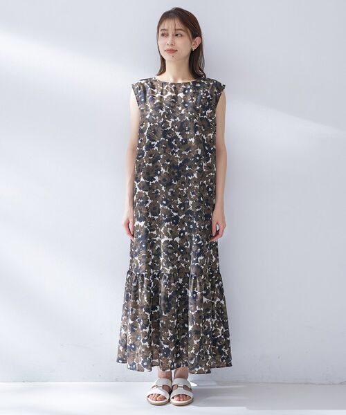 UNTITLED / アンタイトル ロング・マキシ丈ワンピース | フラワープリントワンピース | 詳細10
