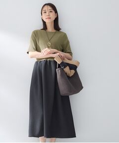 UNTITLED / アンタイトル ロング・マキシ丈ワンピース | ニットドッキングジャガードワンピース