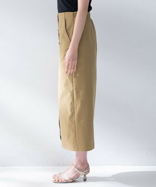 UNTITLED / アンタイトル ロング・マキシ丈スカート | ツイルボタンディティールスカート | 詳細15