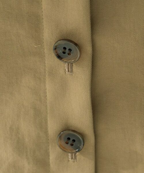 UNTITLED / アンタイトル ロング・マキシ丈スカート | ツイルボタンディティールスカート | 詳細9