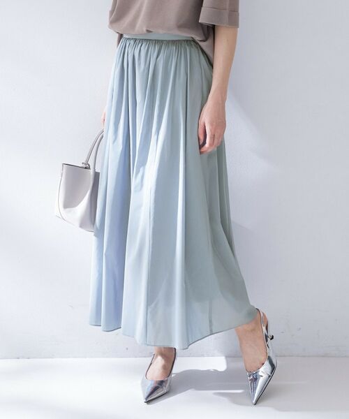 UNTITLED / アンタイトル ロング・マキシ丈スカート | ローンフレアスカート | 詳細10
