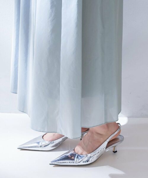 UNTITLED / アンタイトル ロング・マキシ丈スカート | ローンフレアスカート | 詳細20