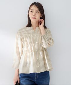 UNTITLED / アンタイトル シャツ・ブラウス | ストライプシャーリングブラウス