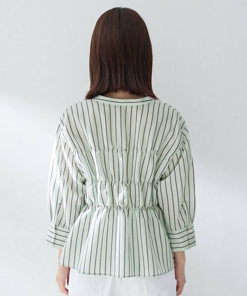 UNTITLED / アンタイトル シャツ・ブラウス | ストライプシャーリングブラウス | 詳細16