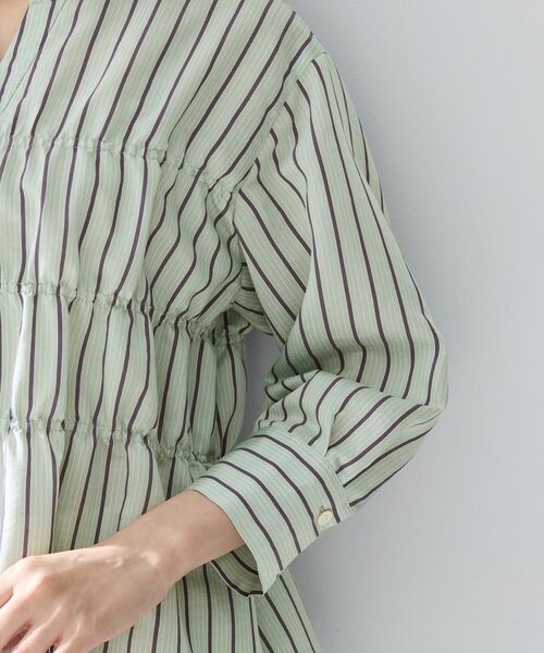 UNTITLED / アンタイトル シャツ・ブラウス | ストライプシャーリングブラウス | 詳細18