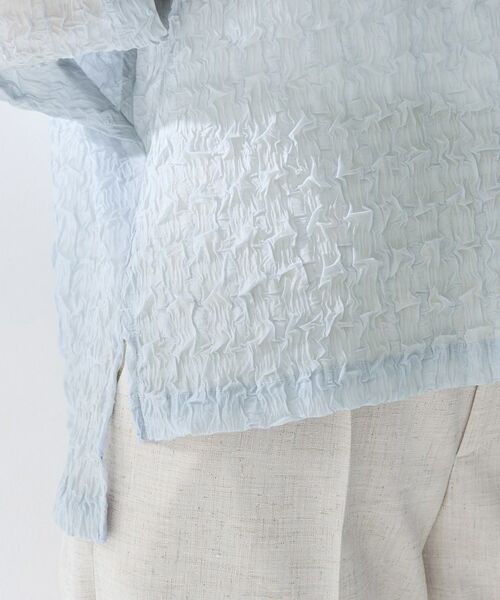 UNTITLED / アンタイトル シャツ・ブラウス | シアーVネックブラウス | 詳細19
