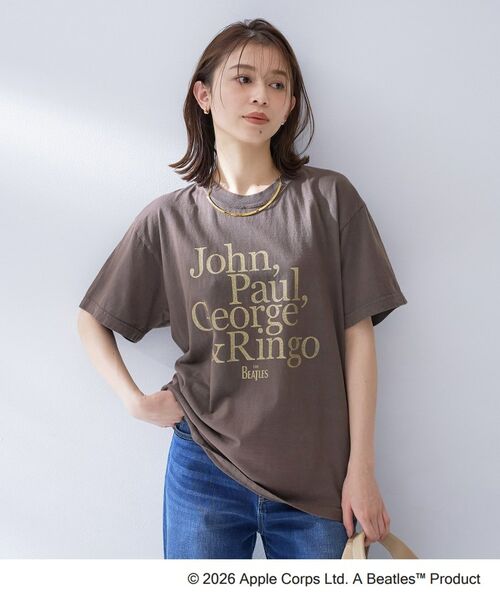 UNTITLED / アンタイトル Tシャツ | 【THE BEATLES】GOOD ROCK SPEED Tシャツ（ブラウン(043)）