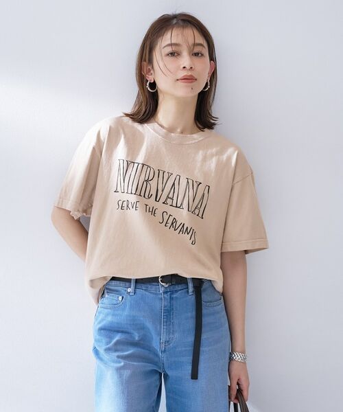 UNTITLED / アンタイトル Tシャツ | 【NIRVANA】GOOD ROCK SPEED Tシャツ（ベージュ(052)）