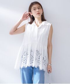 UNTITLED / アンタイトル シャツ・ブラウス | 【PROTAGPNISTA】スカラップレースブラウス