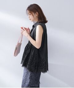 UNTITLED / アンタイトル シャツ・ブラウス | 【PROTAGPNISTA】スカラップレースブラウス