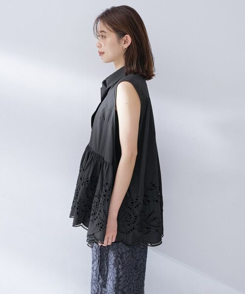 UNTITLED / アンタイトル シャツ・ブラウス | 【PROTAGPNISTA】スカラップレースブラウス | 詳細11