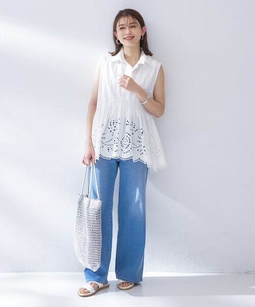 UNTITLED / アンタイトル シャツ・ブラウス | 【PROTAGPNISTA】スカラップレースブラウス | 詳細3