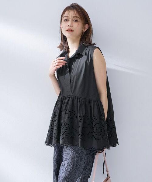 UNTITLED / アンタイトル シャツ・ブラウス | 【PROTAGPNISTA】スカラップレースブラウス | 詳細6