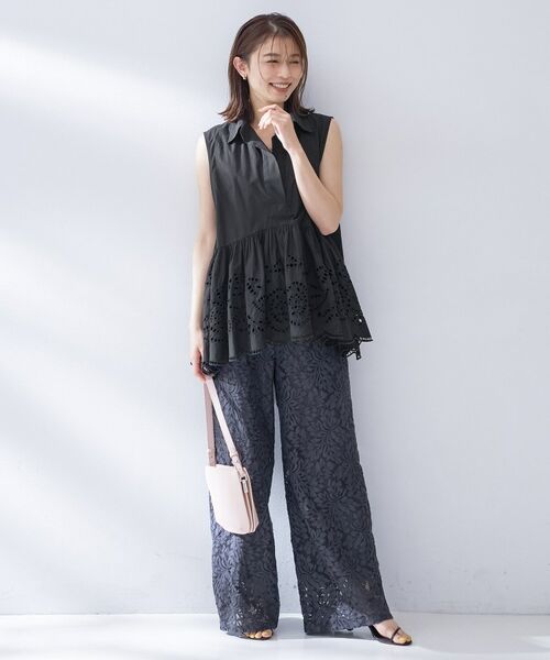 UNTITLED / アンタイトル シャツ・ブラウス | 【PROTAGPNISTA】スカラップレースブラウス | 詳細8