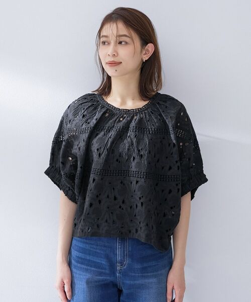 UNTITLED / アンタイトル シャツ・ブラウス | 【TORRAZZO DONNA】カットワークレーストップス | 詳細12