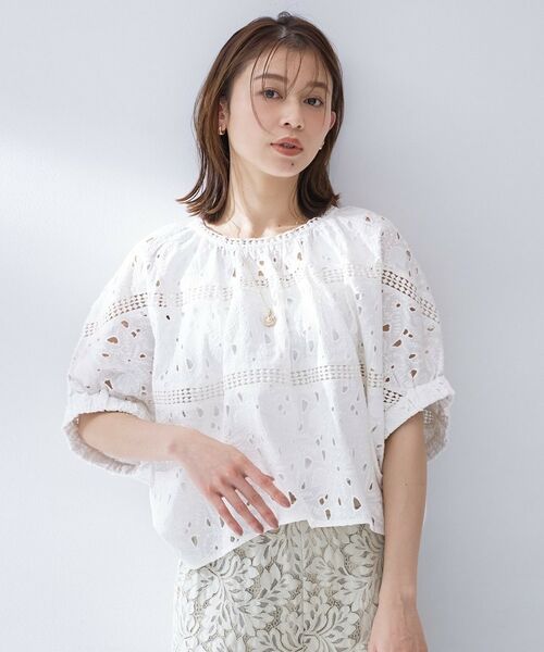 UNTITLED / アンタイトル シャツ・ブラウス | 【TORRAZZO DONNA】カットワークレーストップス | 詳細2