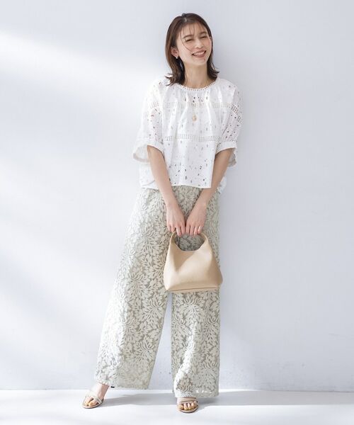 UNTITLED / アンタイトル シャツ・ブラウス | 【TORRAZZO DONNA】カットワークレーストップス | 詳細5